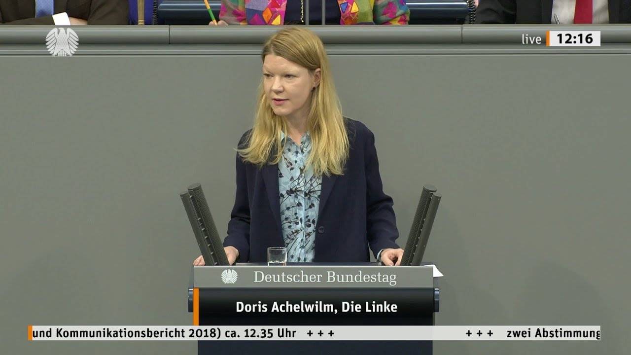 Doris Achelwilm, DIE LINKE: Die Welt dreht sich schneller, als die GroKo das wahrhaben will